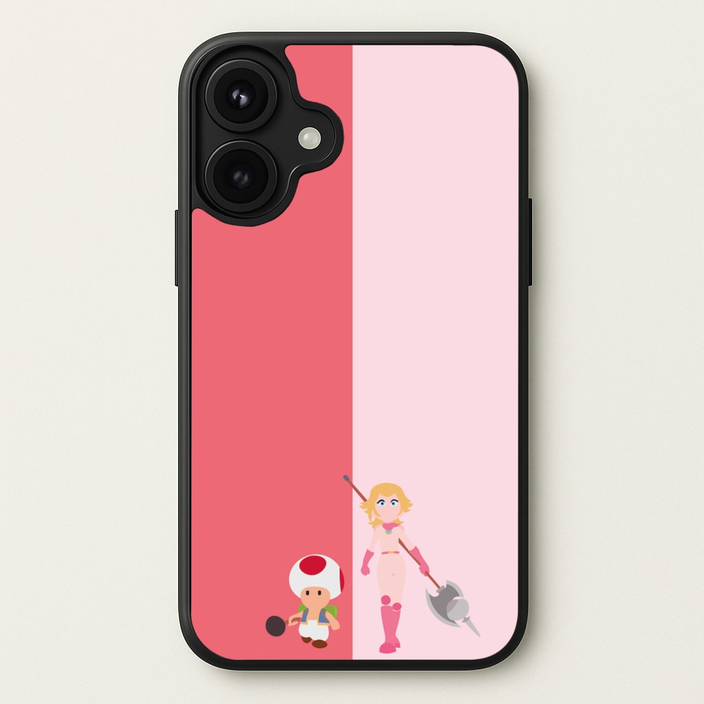 Toad And Peach Phone Case for iPhone 17