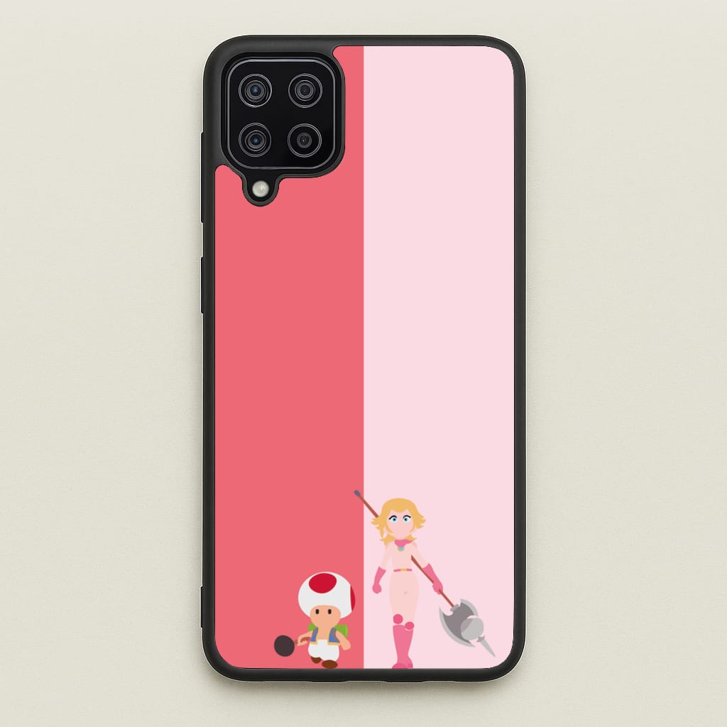 Toad And Peach - The Super Mario Bros Phone Case for Galaxy A12