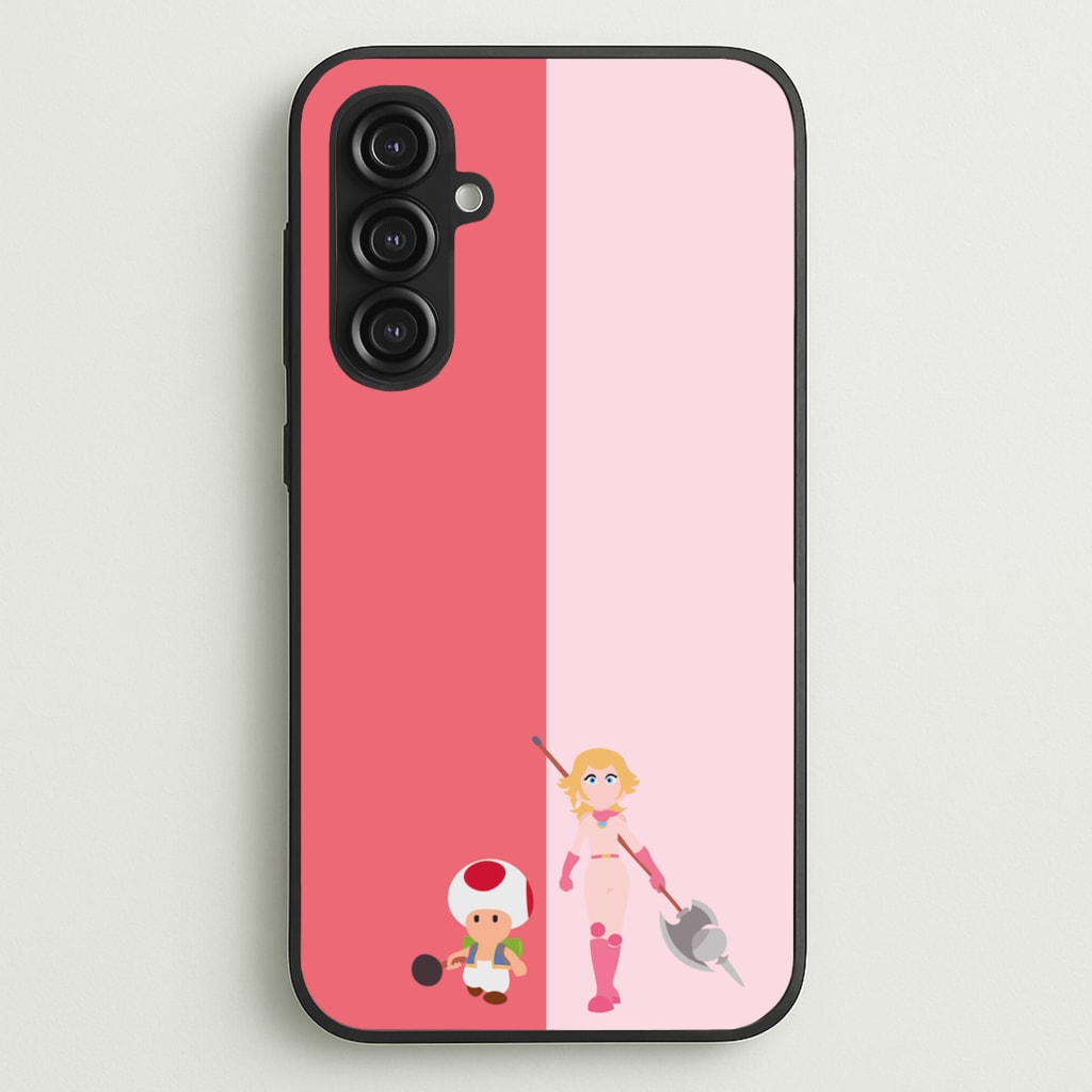 Toad And Peach - The Super Mario Bros Phone Case for Galaxy S23FE
