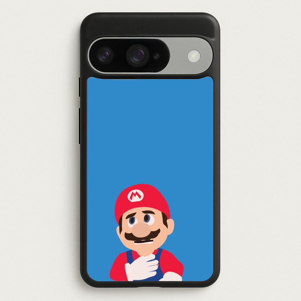 Worried Mario Phone Case for Google Pixel 10 / 10 Pro