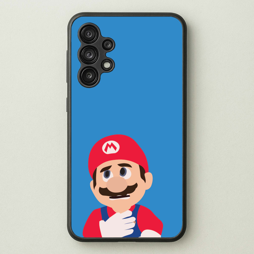 Worried Mario - The Super Mario Bros Phone Case for Galaxy A13