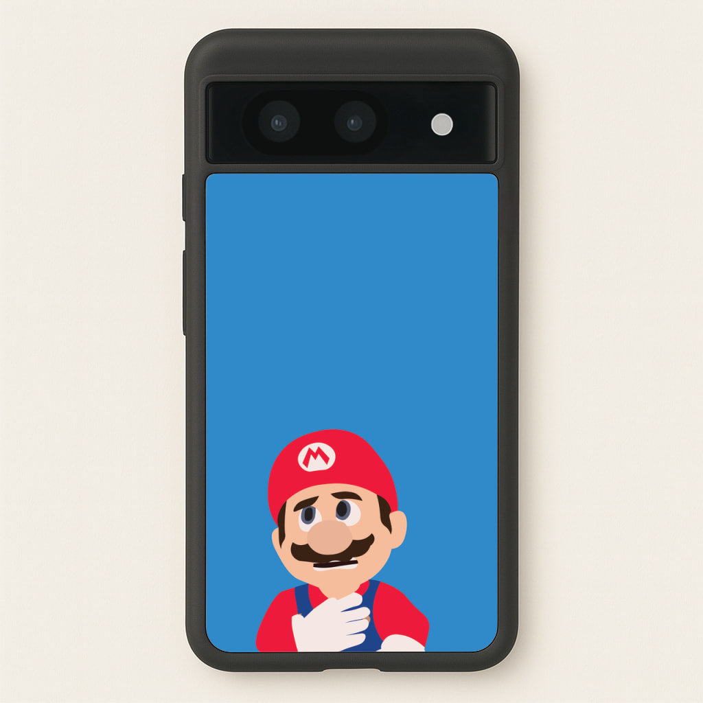 Worried Mario - The Super Mario Bros Phone Case for Google Pixel 8a