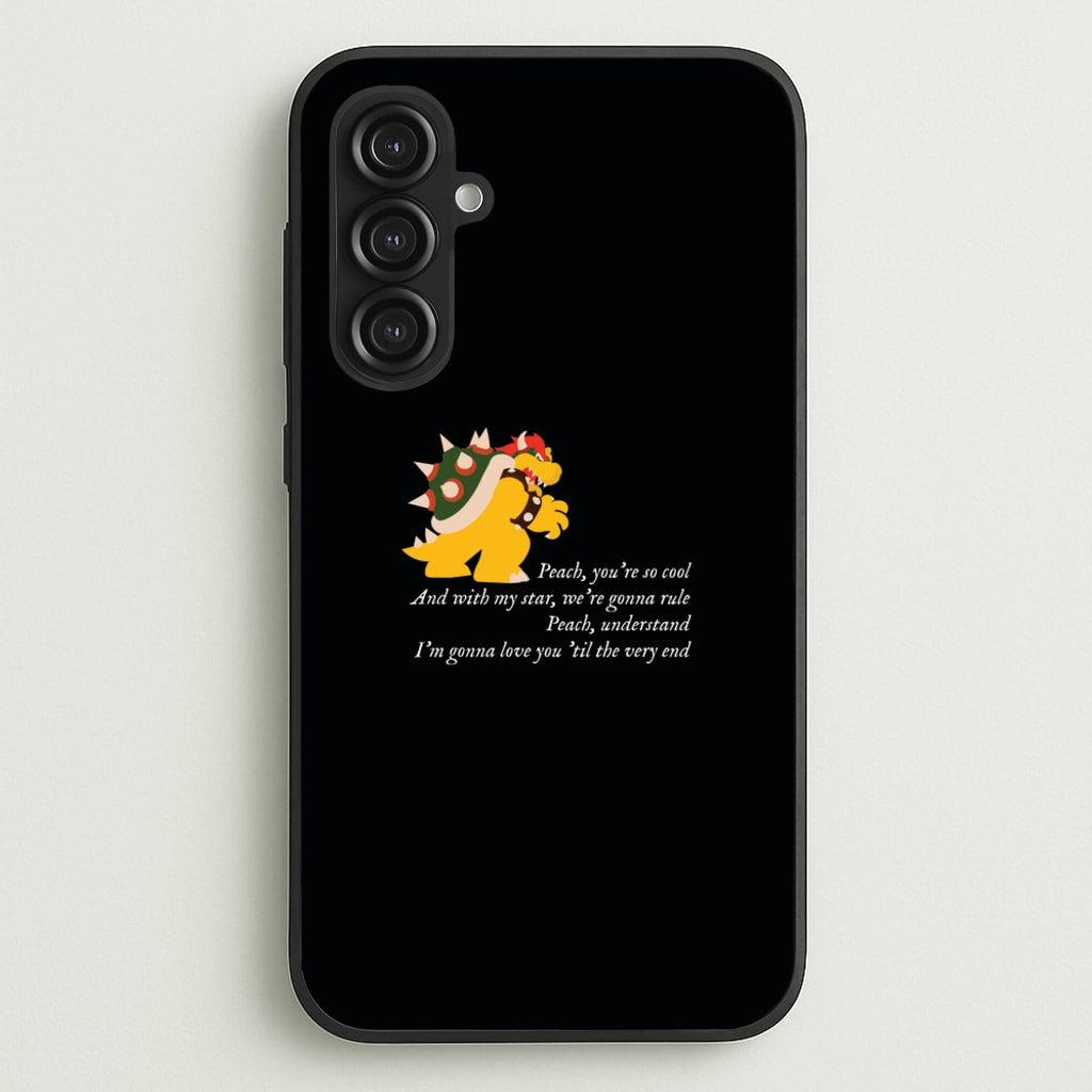 Peach, You're So Cool - The Super Mario Bros Phone Case for Galaxy S23FE