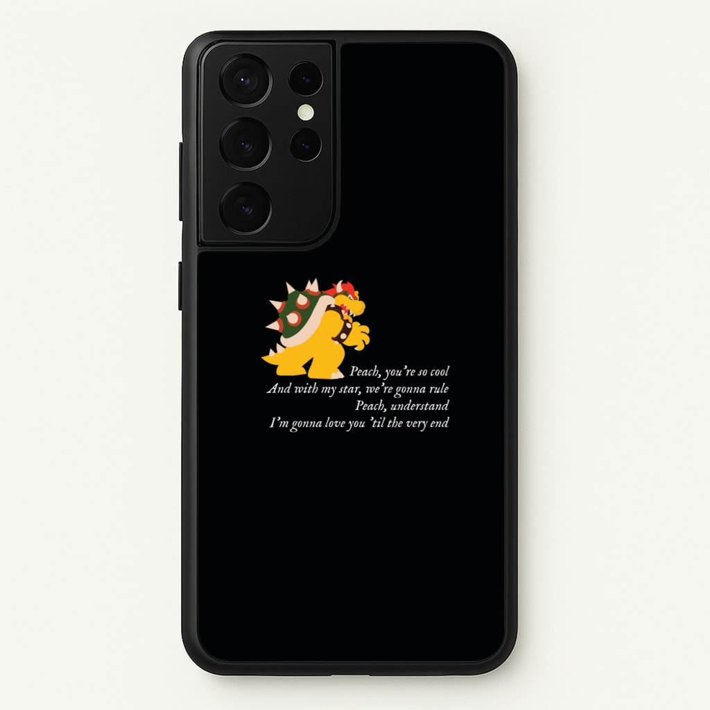 Peach, You're So Cool - The Super Mario Bros Phone Case for Galaxy S21 Ultra