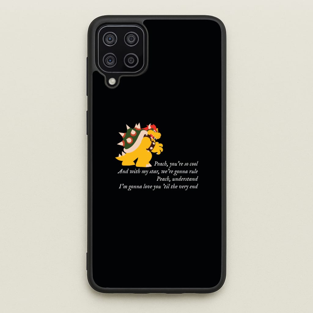 Peach, You're So Cool - The Super Mario Bros Phone Case for Galaxy A12