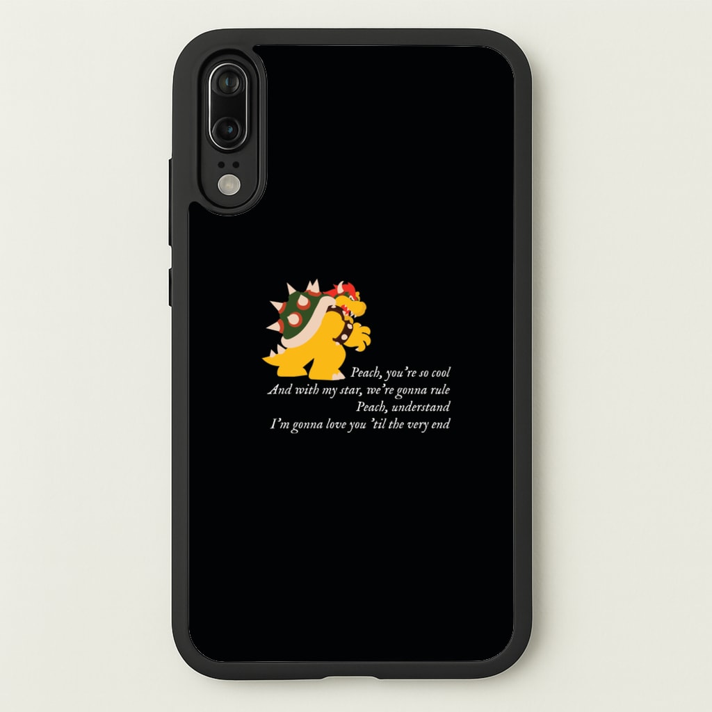 Peach, You're So Cool - The Super Mario Bros Phone Case for Huawei P20