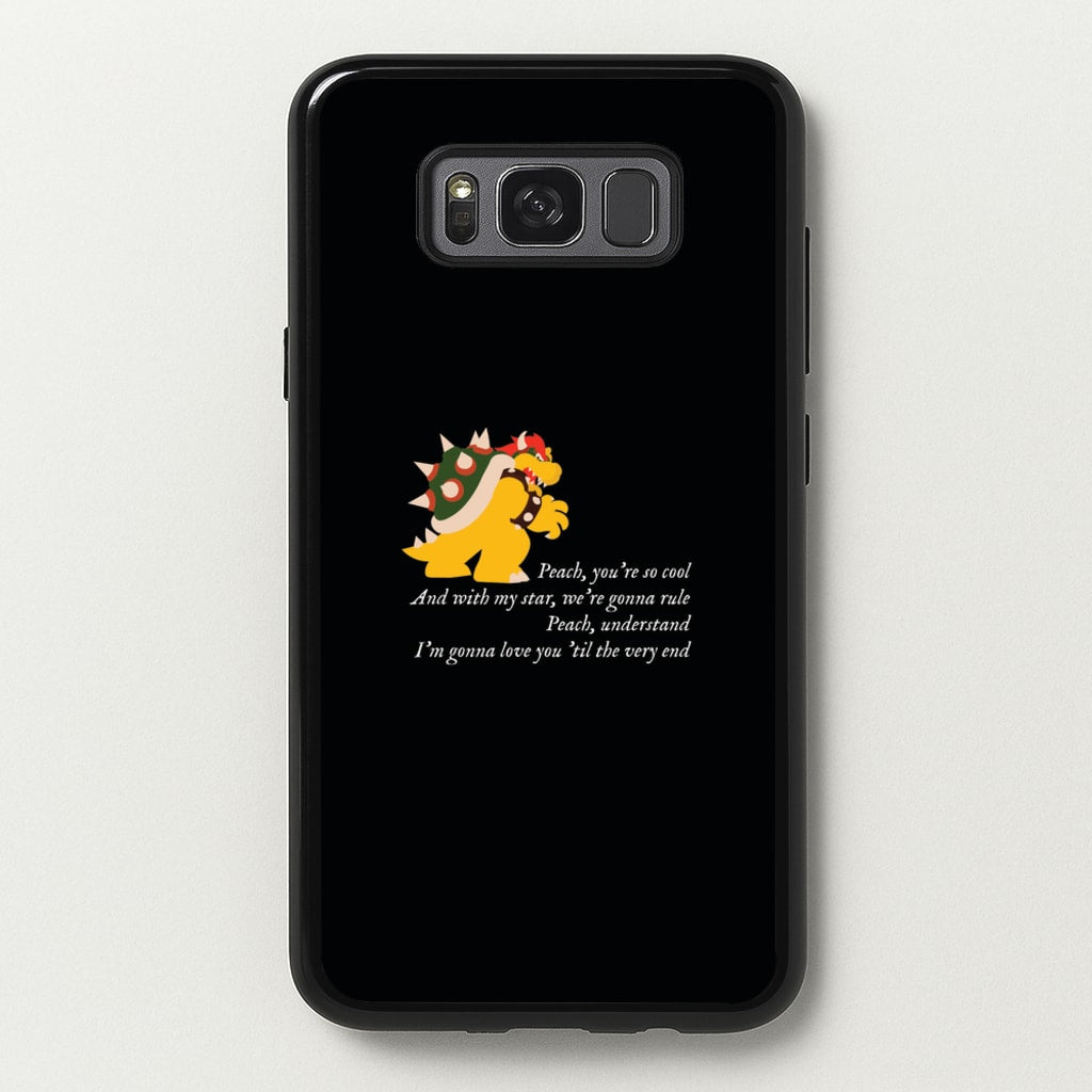 Peach, You're So Cool - The Super Mario Bros Phone Case for Galaxy S8