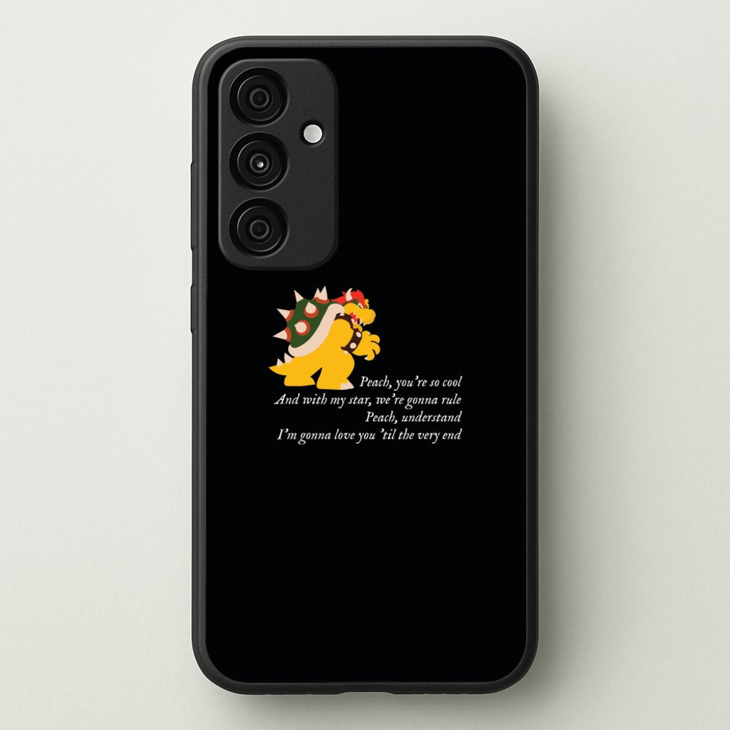 Peach, You're So Cool - The Super Mario Bros Phone Case for Galaxy A35