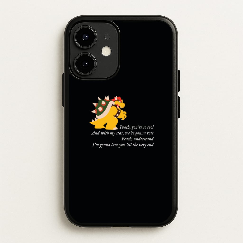 Peach, You're So Cool - The Super Mario Bros Phone Case for iPhone 12 / 12 Pro