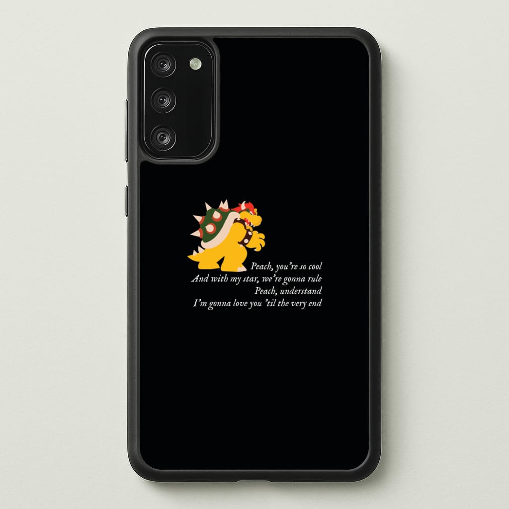 Peach, You're So Cool - The Super Mario Bros Phone Case for Galaxy S20