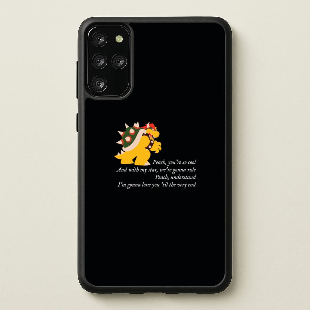 Peach, You're So Cool - The Super Mario Bros Phone Case for Galaxy S20 Plus