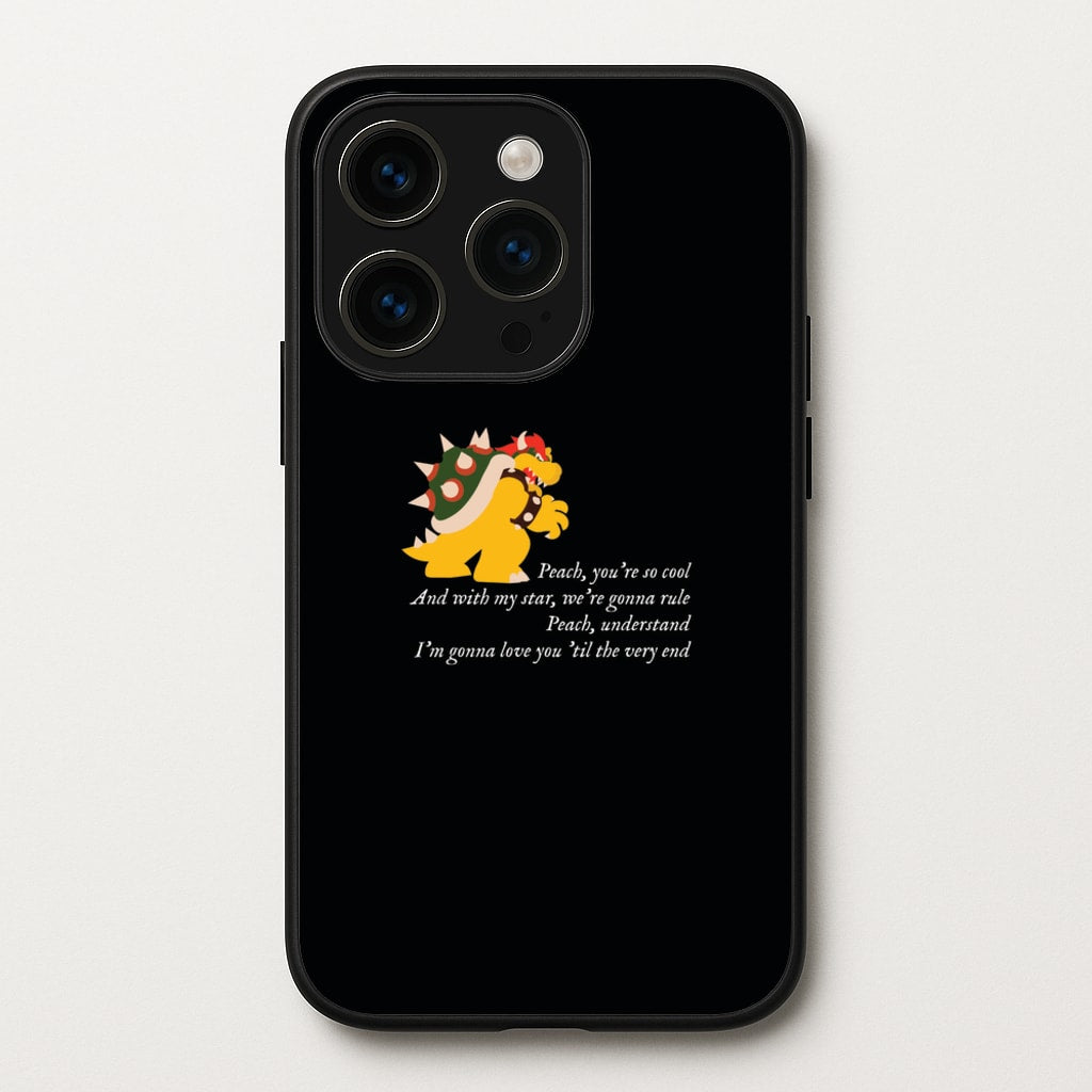 Peach, You're So Cool - The Super Mario Bros Phone Case for iPhone 15 Pro