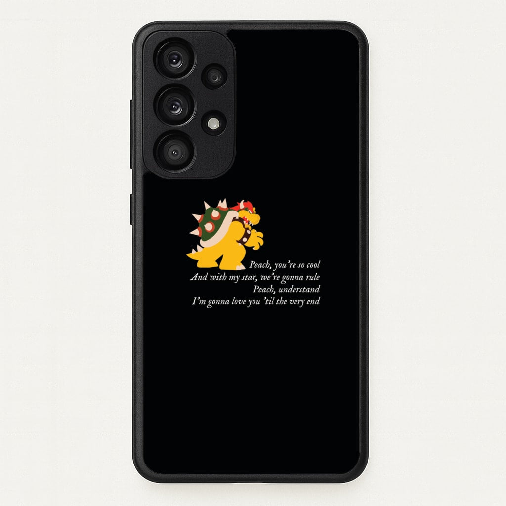 Peach, You're So Cool - The Super Mario Bros Phone Case for Galaxy A53