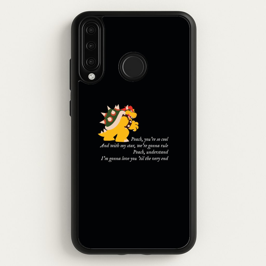 Peach, You're So Cool - The Super Mario Bros Phone Case for Huawei P30 Lite