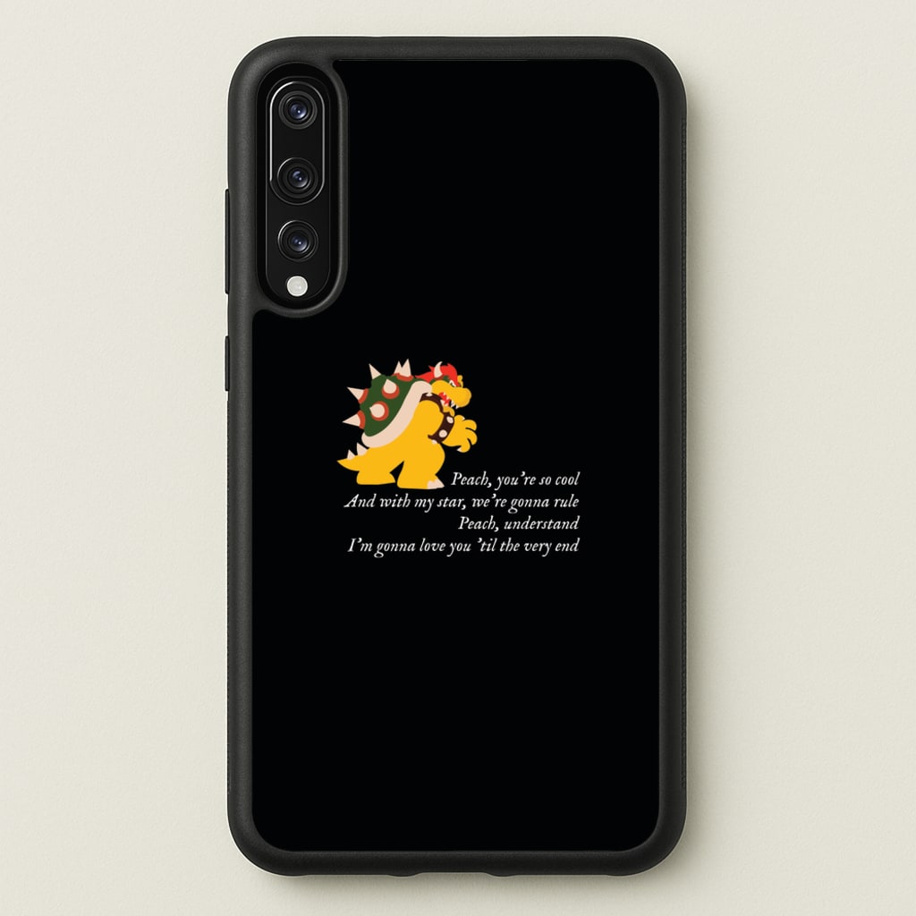 Peach, You're So Cool - The Super Mario Bros Phone Case for Huawei P20 Pro