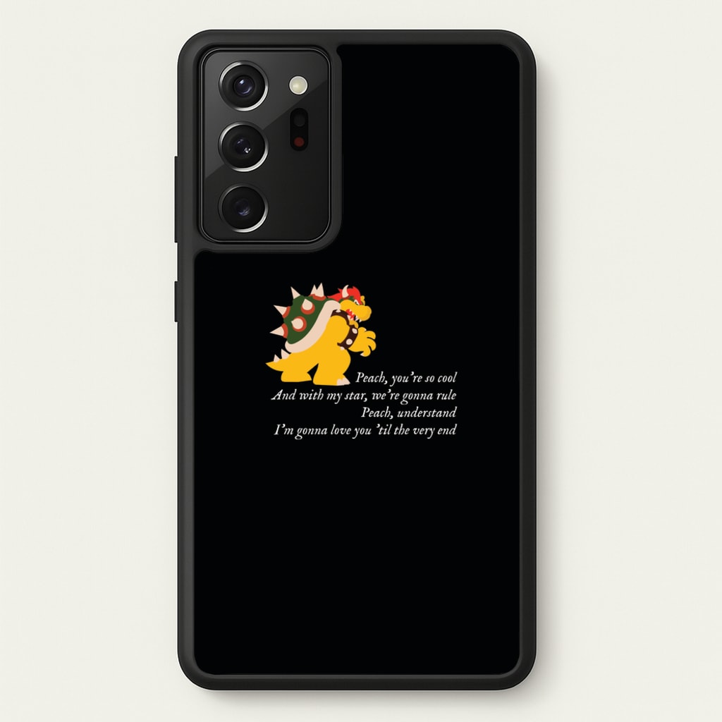 Peach, You're So Cool - The Super Mario Bros Phone Case for Galaxy Note 20 Ultra