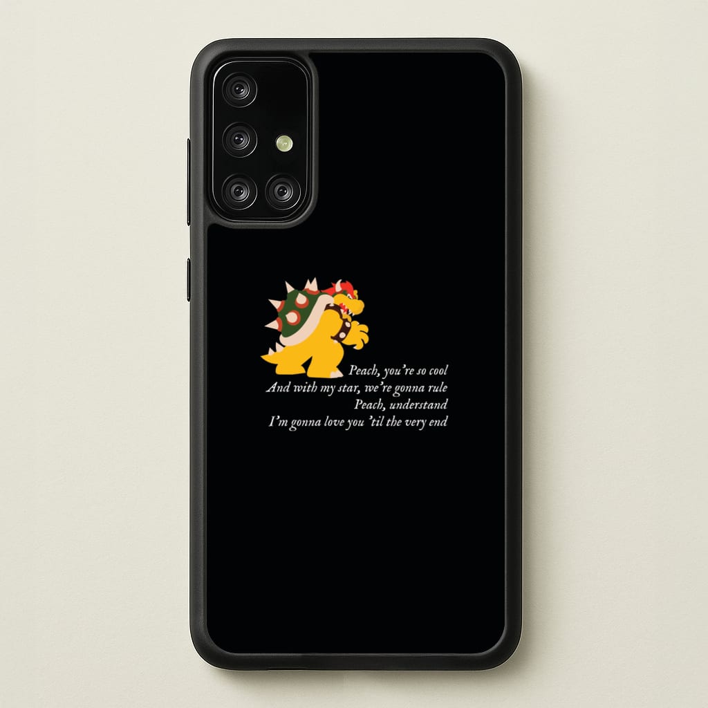 Peach, You're So Cool - The Super Mario Bros Phone Case for Galaxy A71