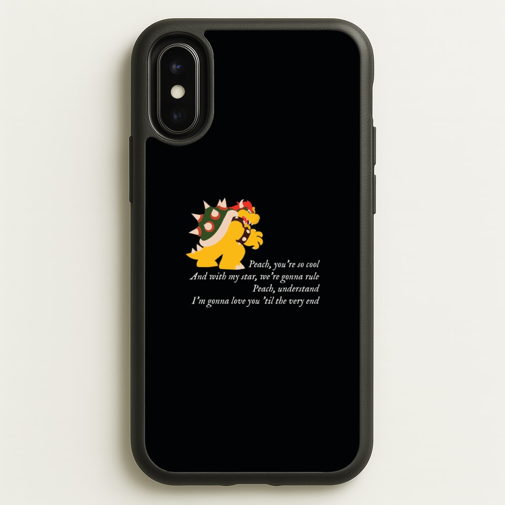 Peach, You're So Cool - The Super Mario Bros Phone Case for iPhone X / XS