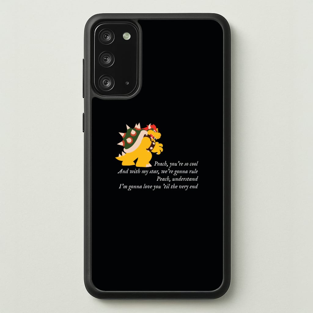 Peach, You're So Cool - The Super Mario Bros Phone Case for Galaxy Note 20