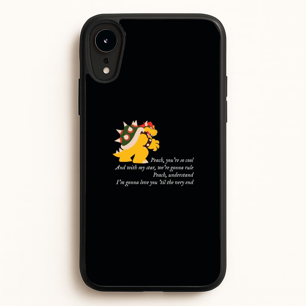 Peach, You're So Cool - The Super Mario Bros Phone Case for iPhone XR