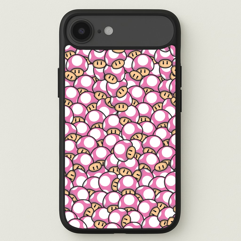 Mushroom Pattern - Pink Phone Case for iPhone 17 Air
