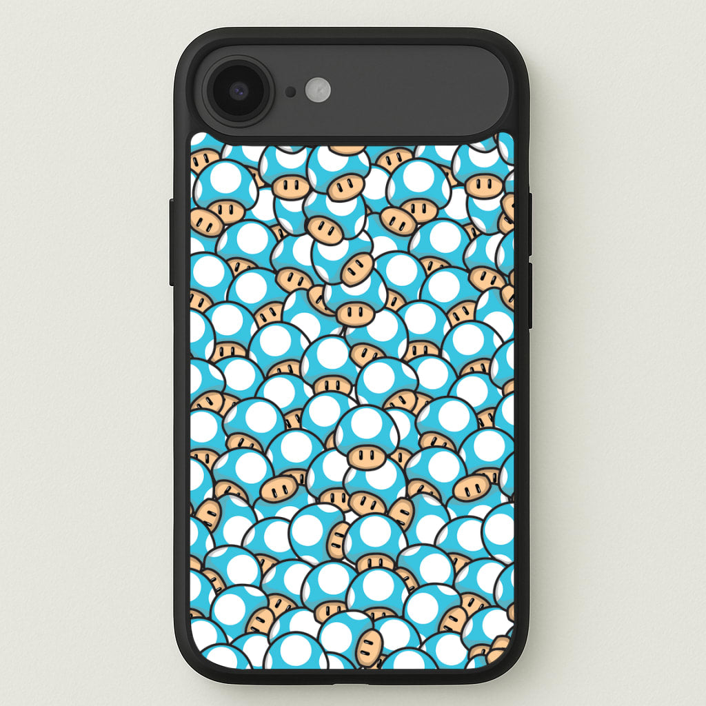 Mushroom Pattern - Light Blue Phone Case for iPhone 17 Air