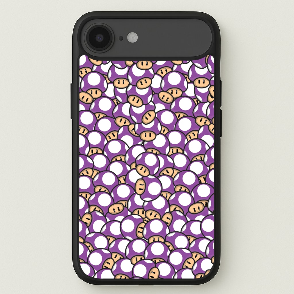 Mushroom Pattern - Purple Phone Case for iPhone 17 Air