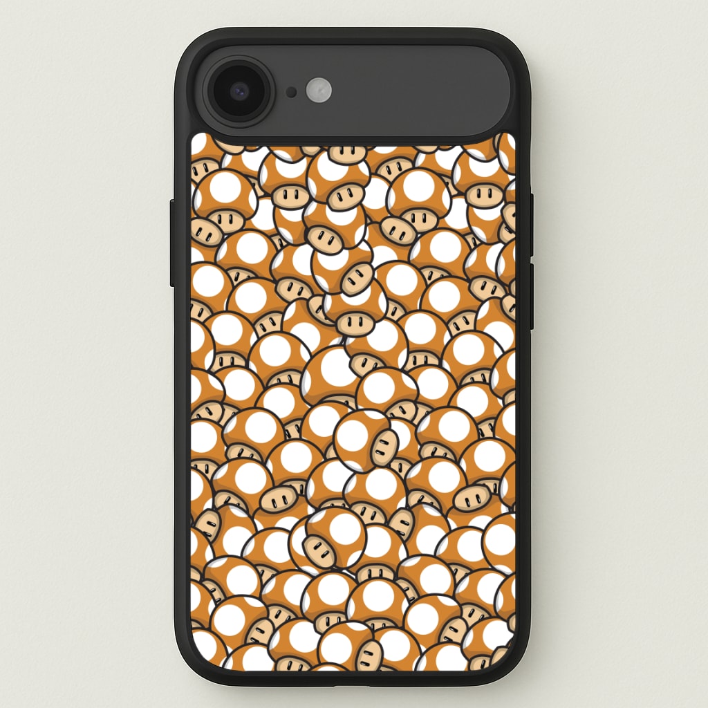 Mushroom Pattern - Orange Phone Case for iPhone 17 Air