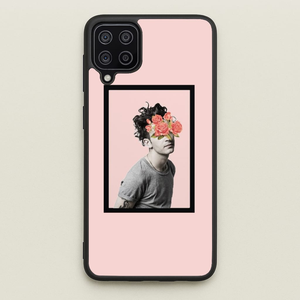 Matt - 1975 Flower Cencored - The 1975 Phone Case for Galaxy A12