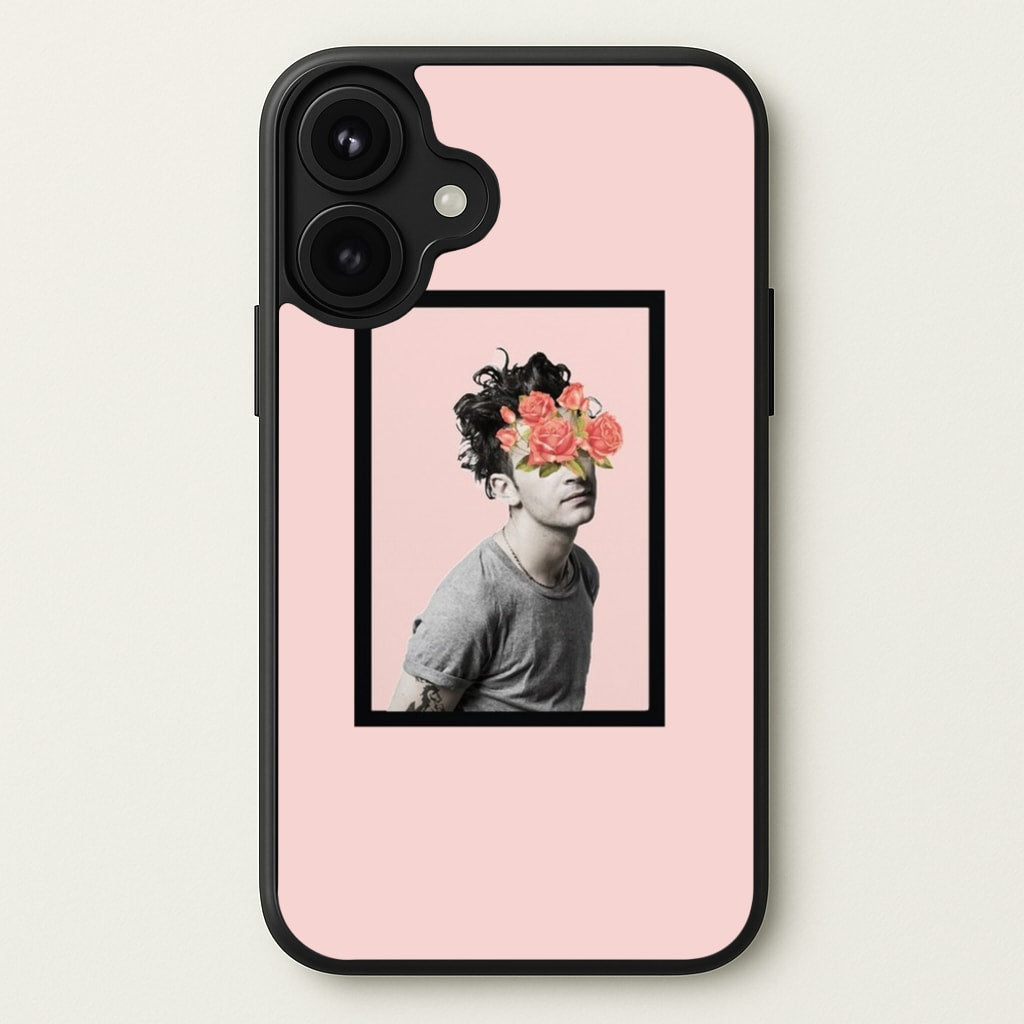 Matt - 1975 Flower Cencored Phone Case for iPhone 17
