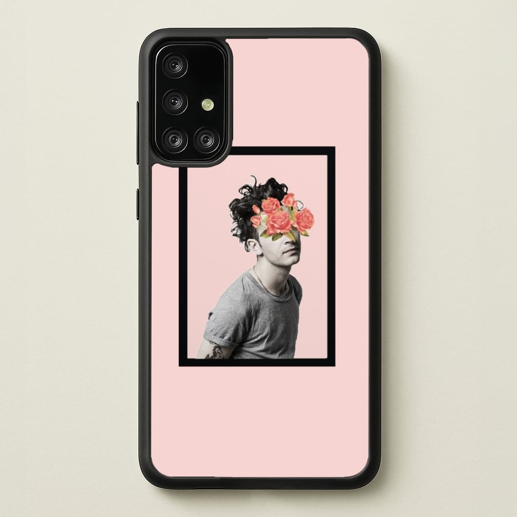 Matt - 1975 Flower Cencored - The 1975 Phone Case for Galaxy A71