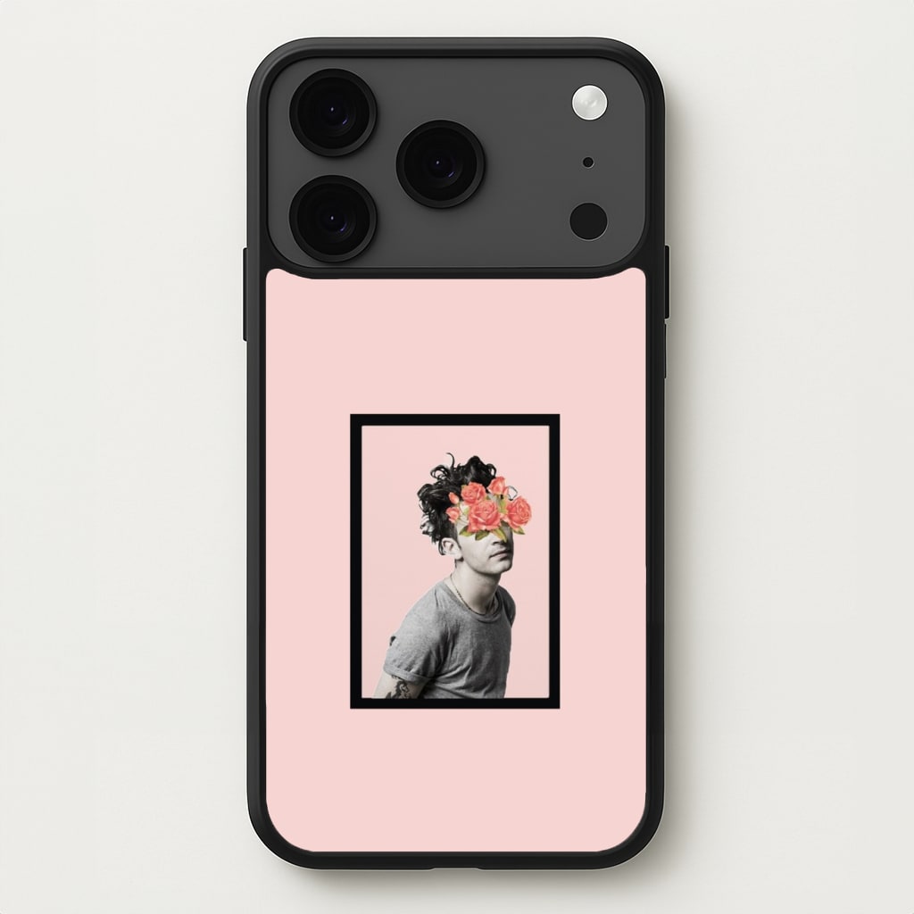 Matt - 1975 Flower Cencored Phone Case for iPhone 17 Pro