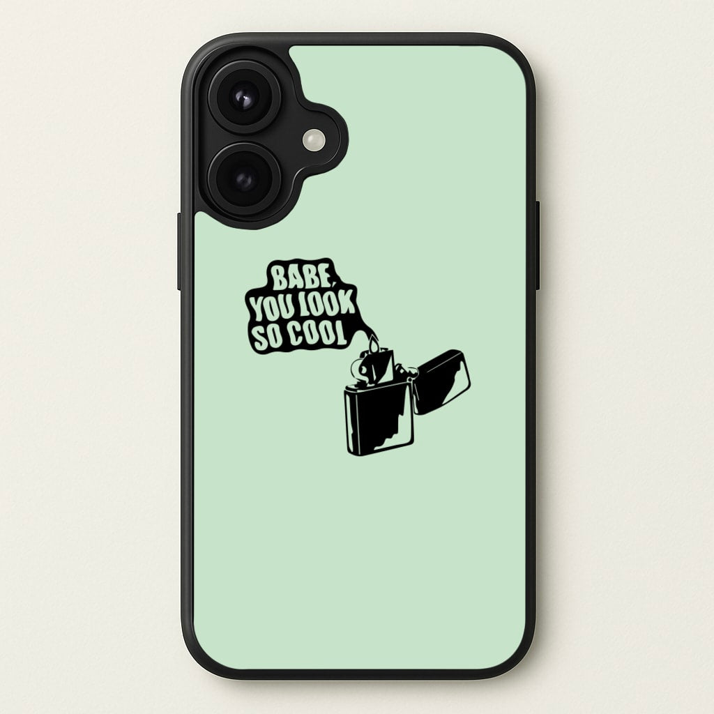 Babe, You Look So Cool - 1975 Phone Case for iPhone 17