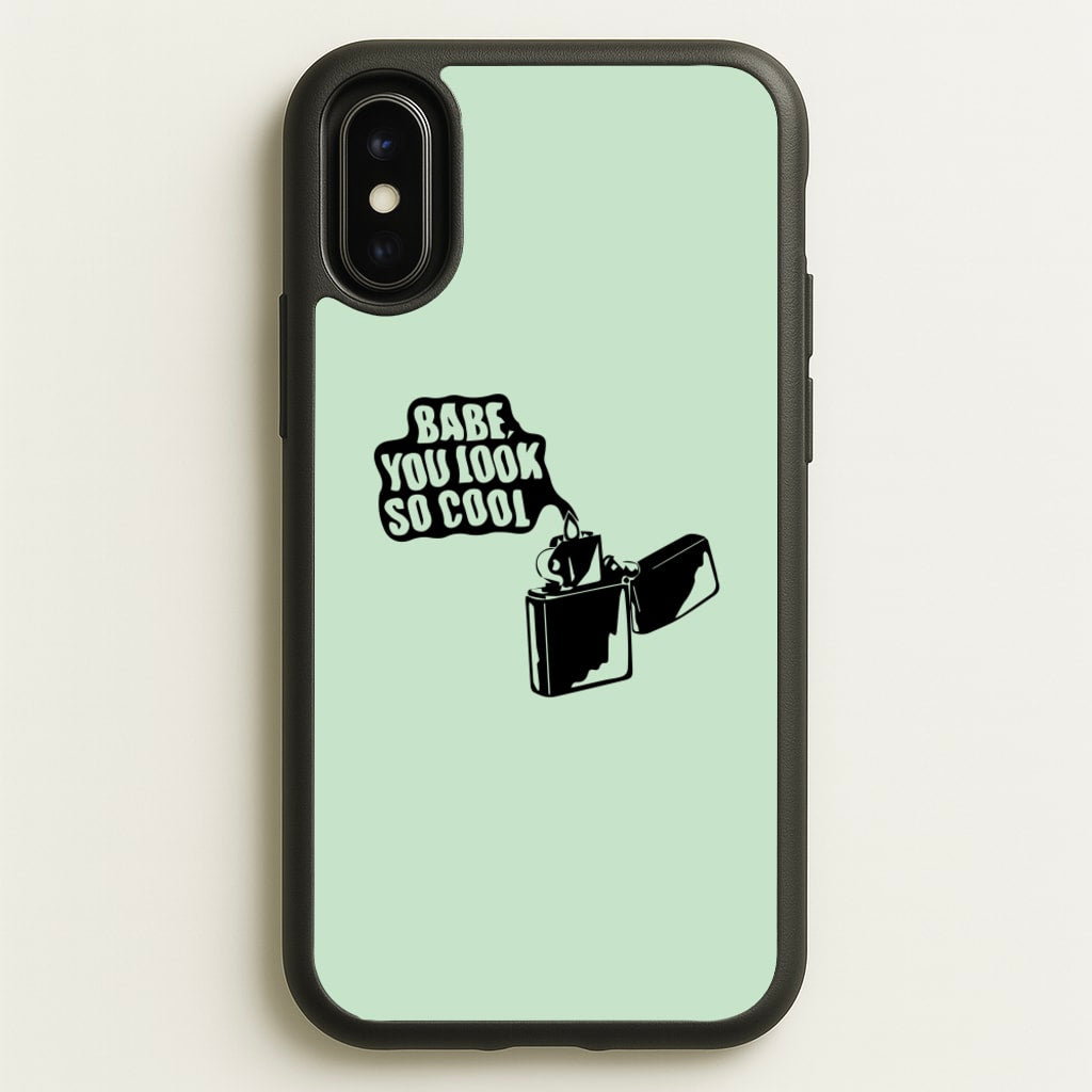 Babe, You Look So Cool - 1975 - The 1975 Phone Case for iPhone X / XS