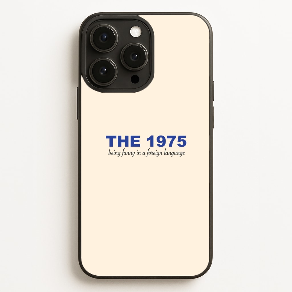 Being Funny - The 1975 - The 1975 Phone Case for iPhone 12 Pro Max