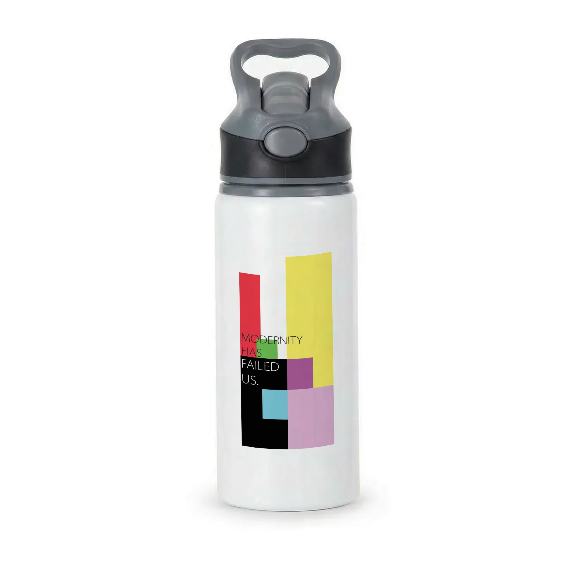 Modernity Has Failed Us - The 1975 Active Water Bottle - Black