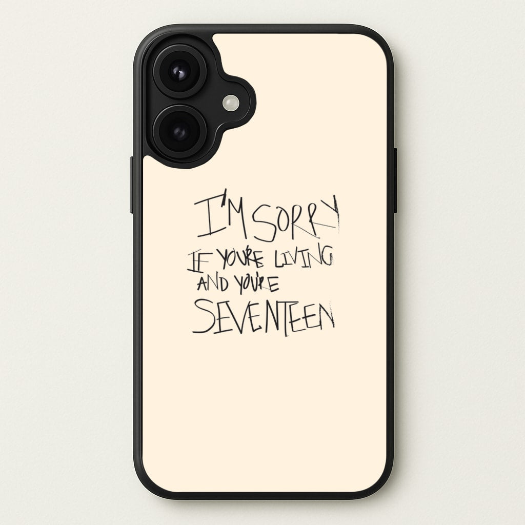 I'm Sorry - The 1975 Phone Case for iPhone 17