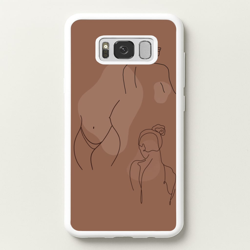Silouhette nude - Nudes Phone Case for Galaxy S8 Plus