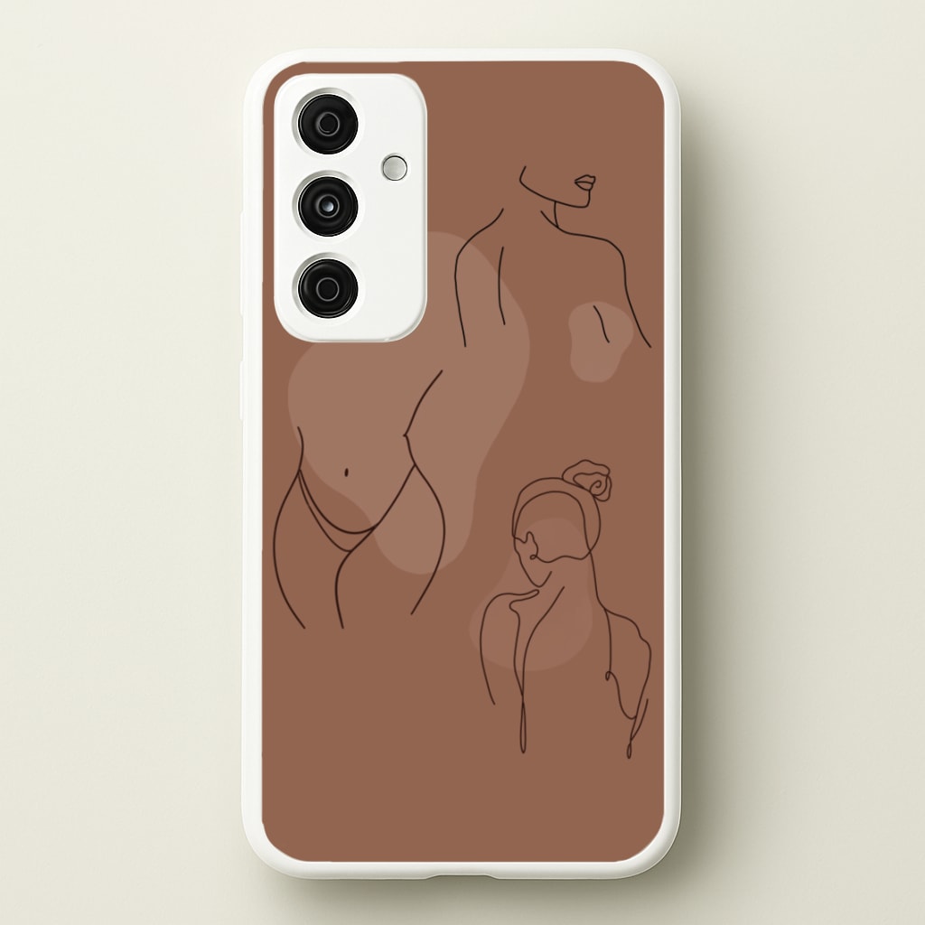Silouhette nude - Nudes Phone Case for Galaxy A55