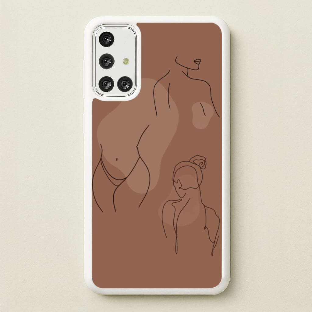 Silouhette nude - Nudes Phone Case for Galaxy A71