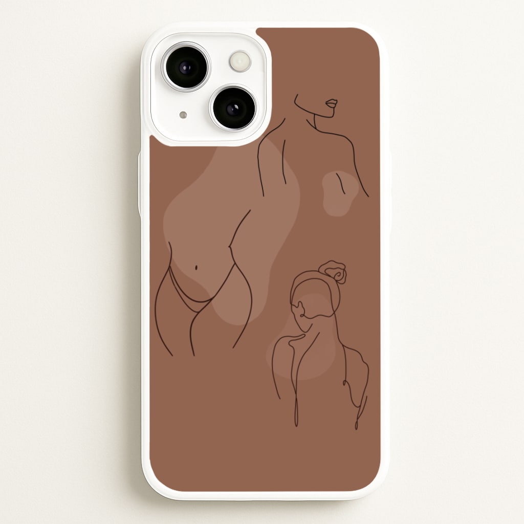 Silouhette nude - Nudes Phone Case for iPhone 13 Mini