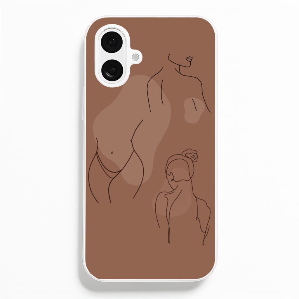 Silouhette nude - Nudes Phone Case for iPhone 16 Plus