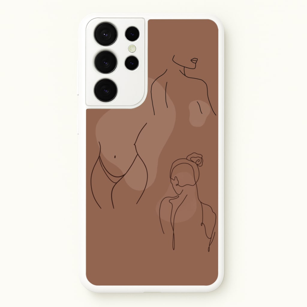 Silouhette nude - Nudes Phone Case for Galaxy S21 Ultra