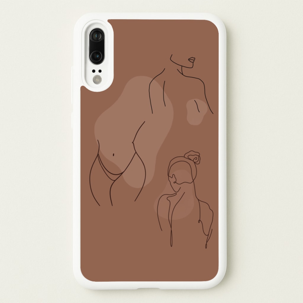 Silouhette nude - Nudes Phone Case for Huawei P20