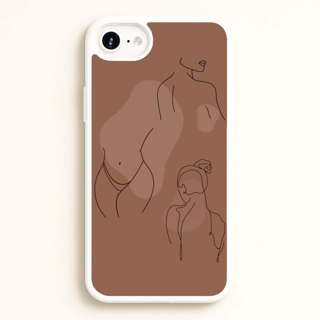 Silouhette nude - Nudes Phone Case for iPhone 6 / 7 / 8 / SE