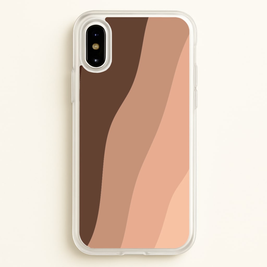multi abstract nude - Nudes Phone Case for iPhone X / XS