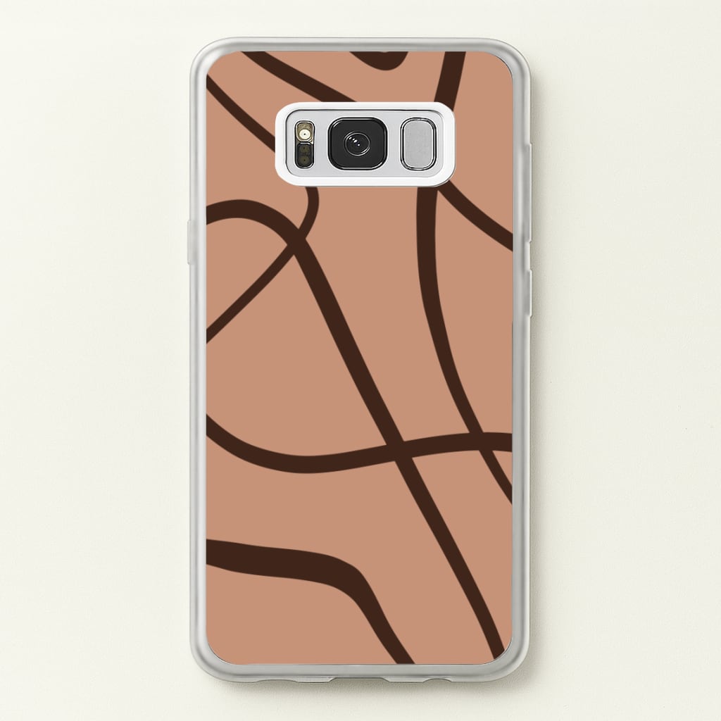 Lined Abstract Nude - Nudes Phone Case for Galaxy S8 Plus