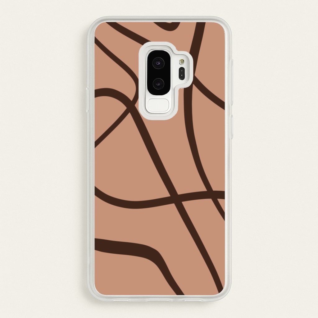 Lined Abstract Nude - Nudes Phone Case for Galaxy S9 Plus