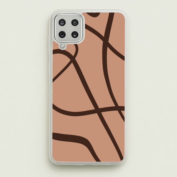 Lined Abstract Nude - Nudes Phone Case for Galaxy A12