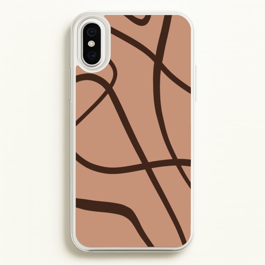 Lined Abstract Nude - Nudes Phone Case for iPhone XS Max